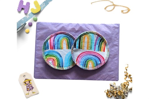 Click to order  Breast Pads Rainbow Rows now
